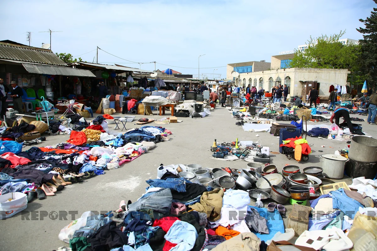 Ən ucuz əşya 20 qəpiyə, ən bahalısı 350 manata satılır - BAZARDAN VİDEOREPORTAJ