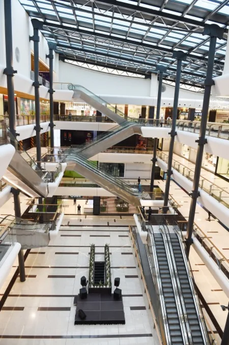 President Ilham Aliyev views Ganja Mall