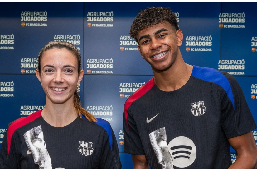 Barselonanın futbolçuları mükafata layiq görülüblər