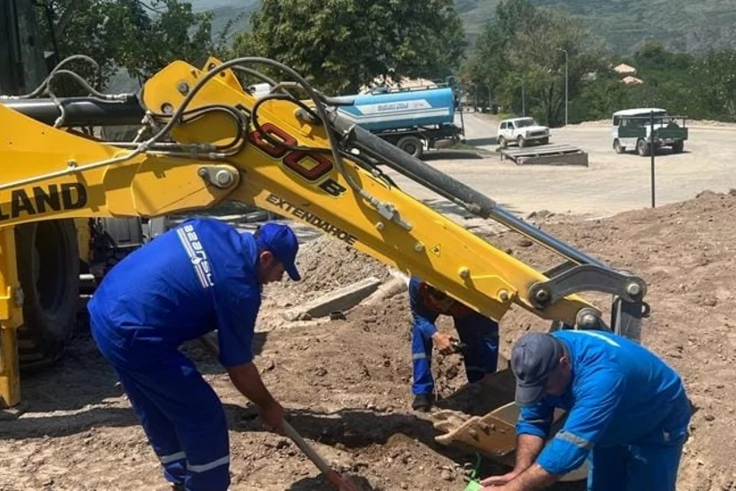 Laçın şəhərinin içməli su ilə təminatı üçün görülən işlər açıqlanıb
