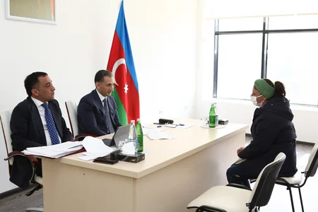 Rəşad Nəbiyev Sabirabadda vətəndaşları qəbul edib