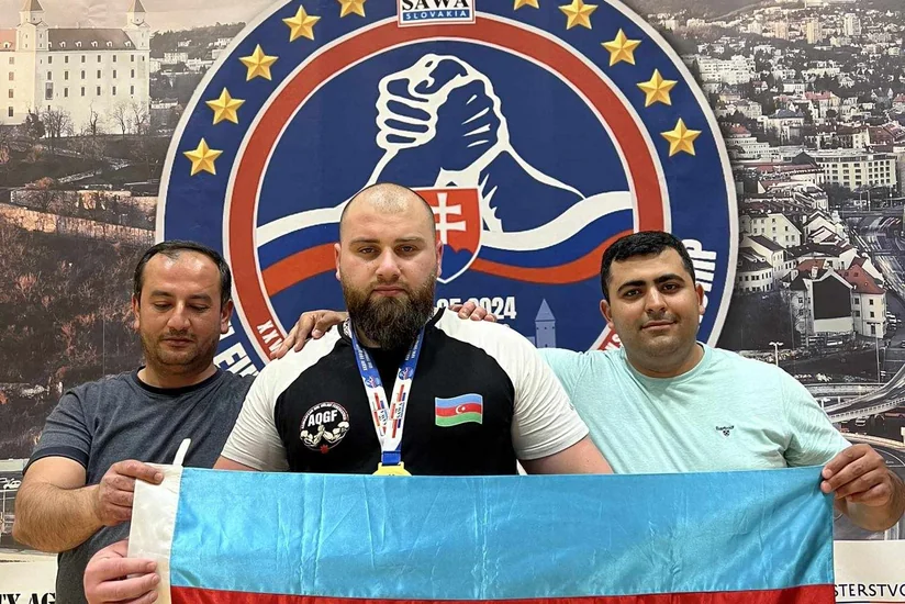 Azərbaycanlı qol güləşçisi Avropa Çempionu olub