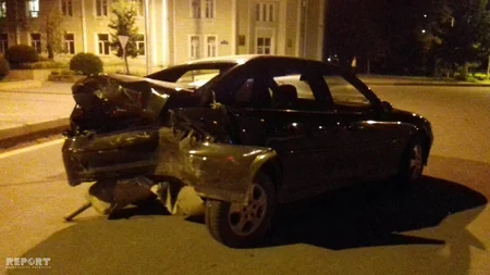 Mingəçevirdə iki minik avtomobili toqquşub - FOTO