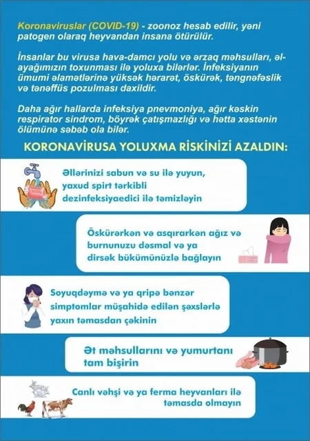 Azərbaycanda koronavirusla bağlı məlumat bazası yaradılır
