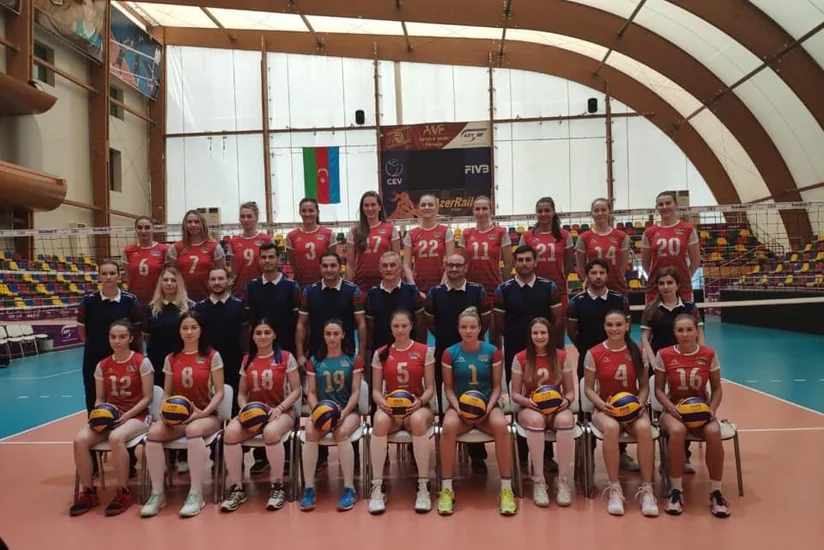 Женская сборная Азербайджана по волейболу вступает в борьбу на чемпионате Европы