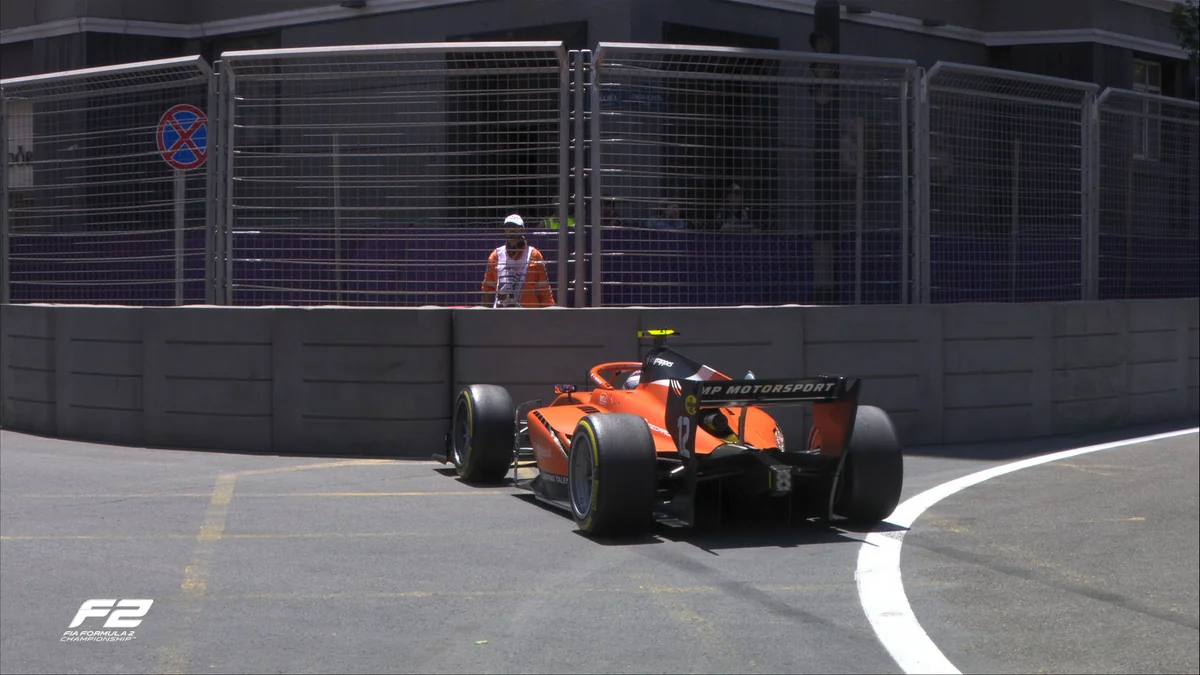 Formula 2: Bakıdakı yarışda növbəti qəza baş verib