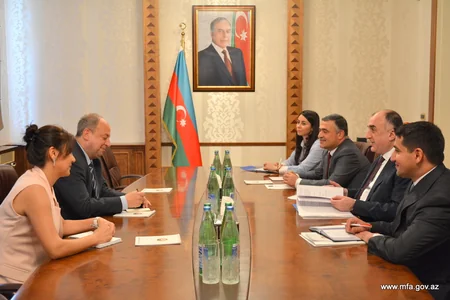 Elmar Mammadyarov receives newly appointed Belgium Ambassador