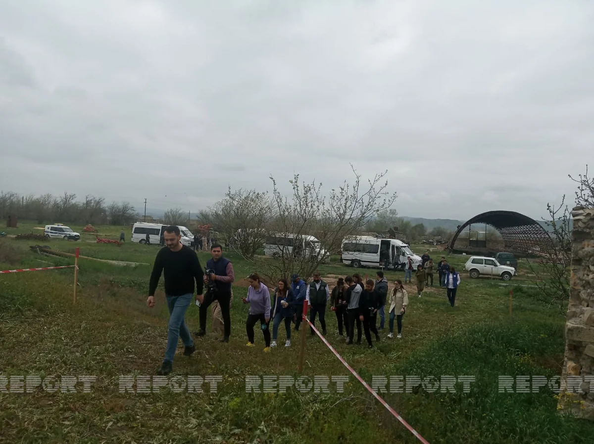 Jurnalistlər Cəbrayıl rayonundadır