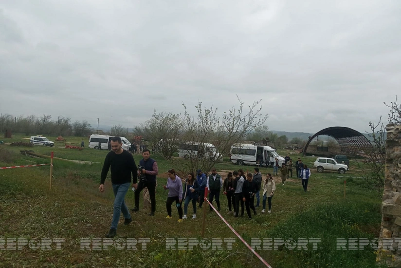 Журналисты находятся в освобожденном Джебраильском районе