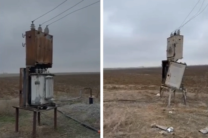 Ağdamda elektrik kabeli oğurlayan şəxs saxlanılıb