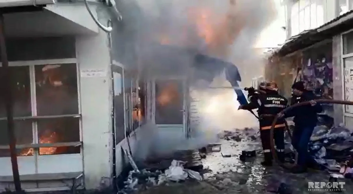 В Губе горит торговый центр - ВИДЕО - ОБНОВЛЕНО