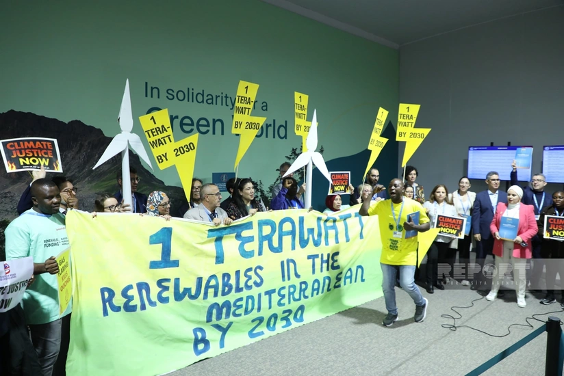 İqlim ədaləti fəalları COP29-da aksiya keçiriblər