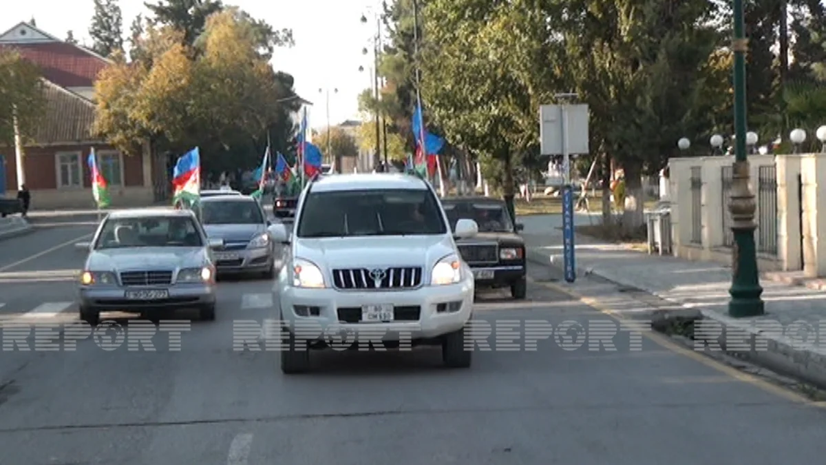 Kürdəmirdə Kəlbəcər avtoyürüşü keçirilib