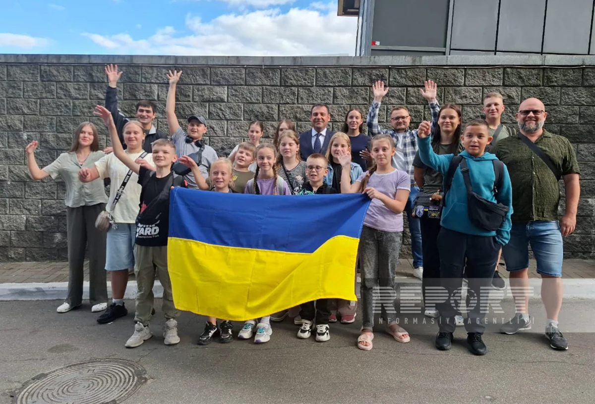 30 more Ukrainian children sent to Azerbaijan for rehabilitation