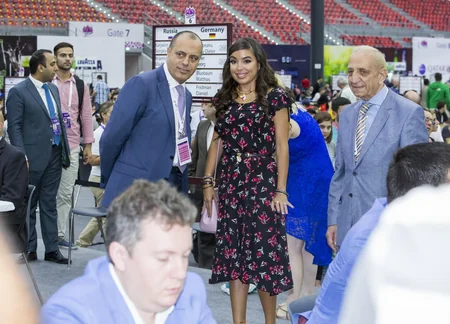 Bakı Kristal Zalında 42-ci Ümumdünya Şahmat Olimpiadasının altıncı turuna start verilib