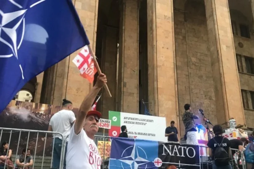 Gürcüstan DİN rəhbərinin istefası tələbi ilə növbəti aksiya keçirilir