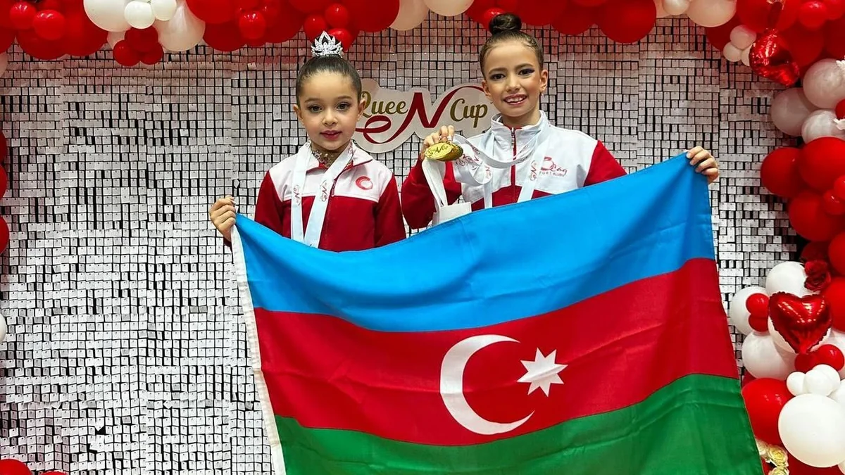 Azərbaycan gimnastları “Queen Cup” beynəlxalq turnirində 10 medal qazanıblar