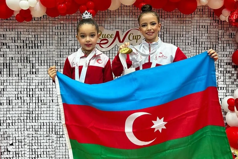 Azərbaycan gimnastları “Queen Cup” beynəlxalq turnirində 10 medal qazanıblar