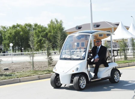 President Ilham Aliyev inaugurated Yalama Agropark