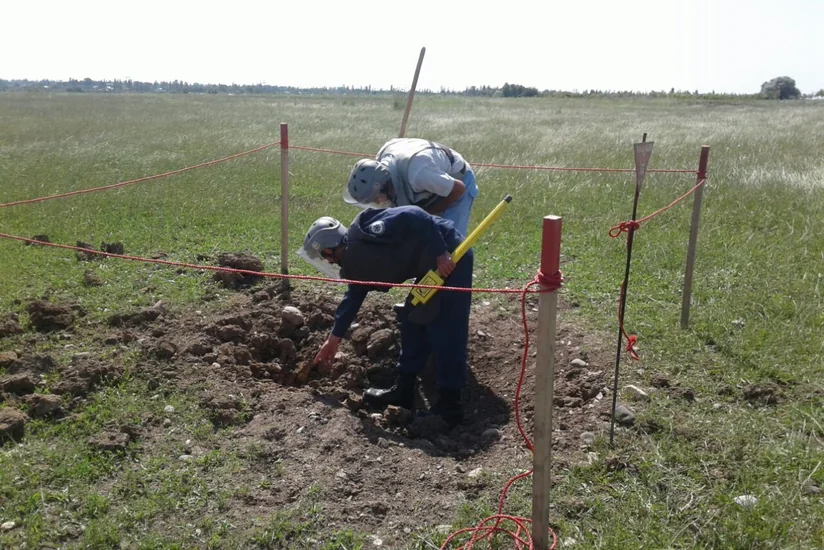 Tərtərdə 4 ədəd partlamamış top mərmisi aşkar edilib