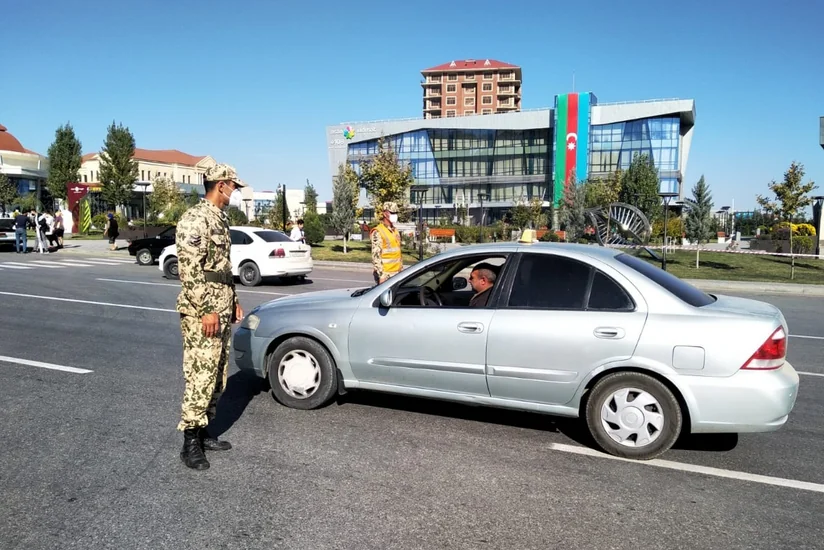 Qubada polis gücləndirilmiş iş rejimində xidmət aparır 