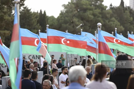 İkinci Fəxri xiyabanda Vətən müharibəsinin ildönümü ilə əlaqədar anım mərasimi başlayıb -YENİLƏNİB