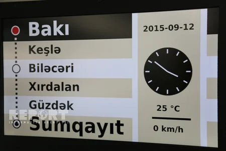 Tarif Şurasının qərarına qədər Bakı-Sumqayıt-Bakı qatarları pulsuz hərəkət edəcək - FOTO