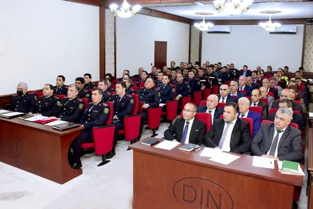 Prezident seçkiləri ilə bağlı Naxçıvanda polislər üçün seminar-müşavirə keçirilib