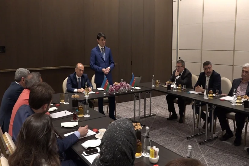 Dövlət Komitəsinin sədri İstanbulda fəaliyyət göstərən diaspora təşkilatlarının təmsilçiləri ilə görüşüb