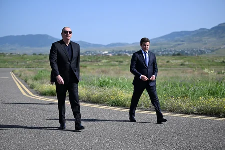 Prezident İlham Əliyev Xocalı hava limanında olub - YENİLƏNİB