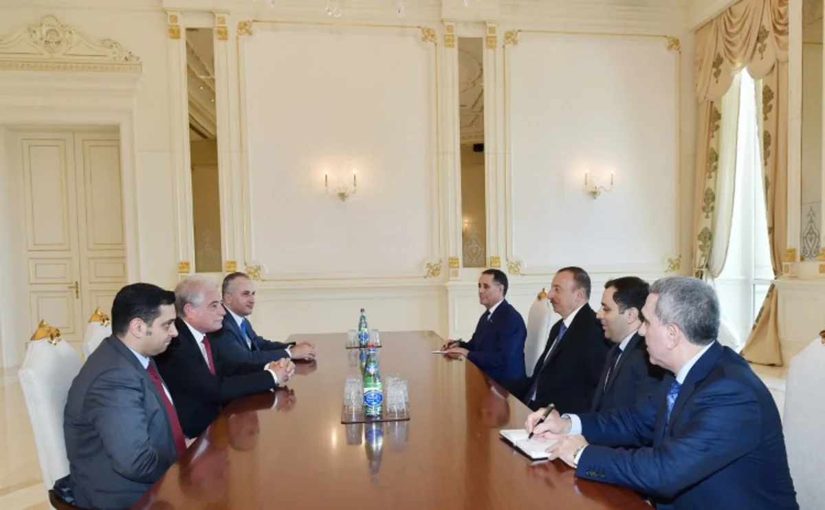 Azərbaycan Prezidenti Misirin Cənubi Sinay əyalətinin qubernatorunu qəbul edib