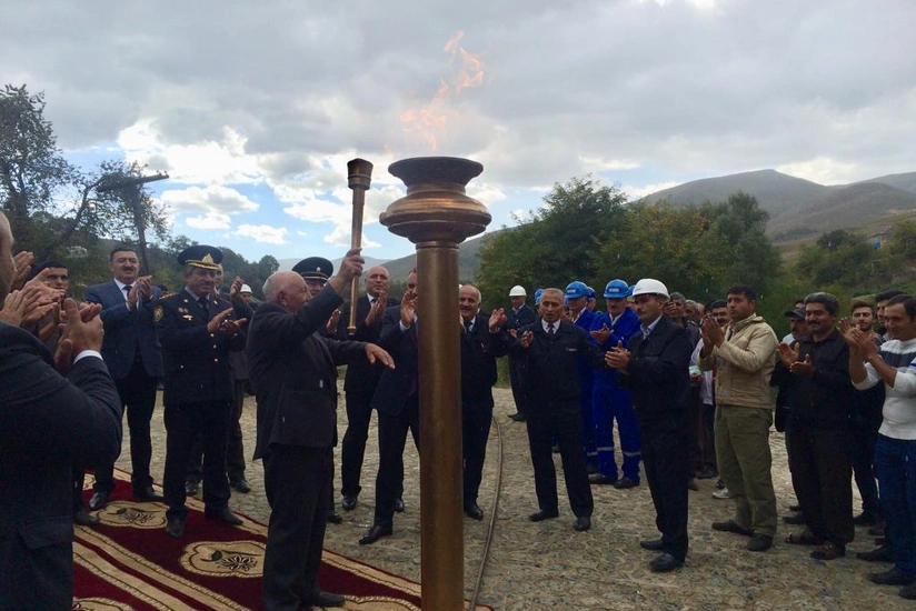 Gədəbəy rayonunun 9 yaşayış məntəqəsinə qaz verilib