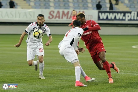 Keşlə doğma meydanda Qəbələyə məğlub olub - VİDEO