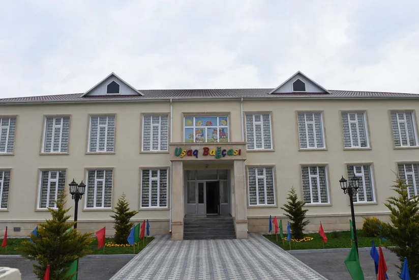 President Ilham Aliyev attended opening of orphanage-kindergarten in Saatli