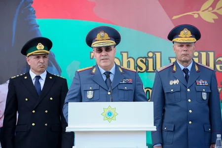 Xidmətə yeni qəbul olunmuş gömrükçülərin andiçmə mərasimi keçirilib
