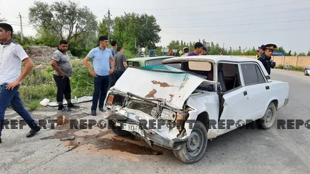 Kürdəmirdə yol qəzası baş verib, xəsarət alanlar var