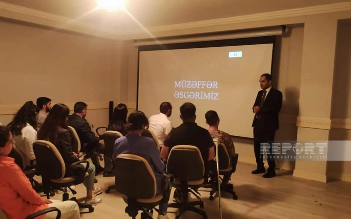 Cəlilabadda Müzəffər əsgərimiz layihəsinin videoçarxları nümayiş edilib