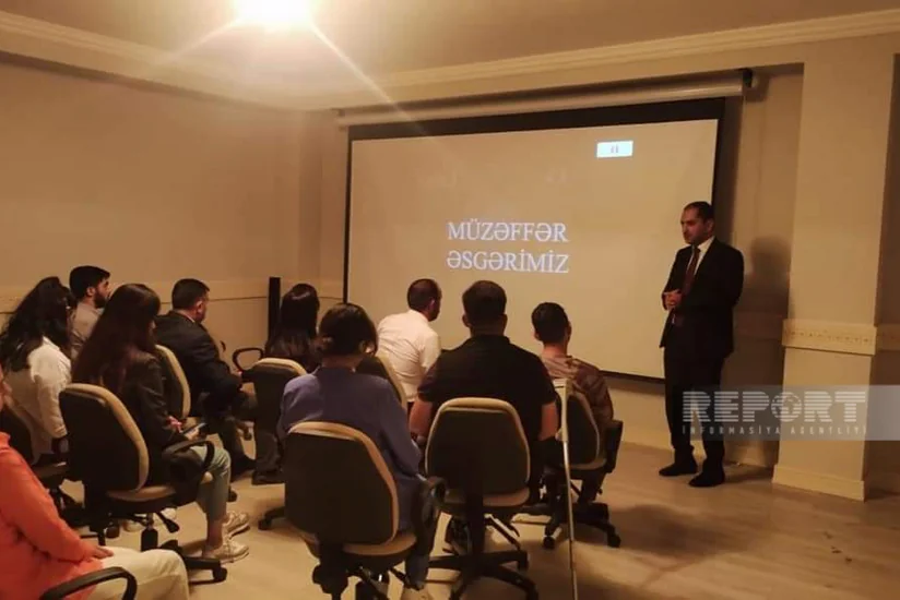Cəlilabadda Müzəffər əsgərimiz layihəsinin videoçarxları nümayiş edilib