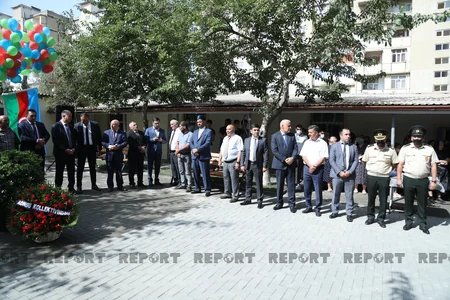 Şəhidlərin xatirəsinə həsr olunan xatirə kompleksinin açılış mərasimi keçirilib