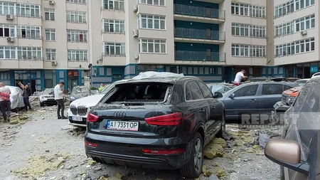 Result of Russian army's attack on Kyiv last night - PHOTO REPORTAGE