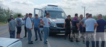 Mingəçevir-Bəhrəmtəpə yolunda qəza olub, 1 nəfər ölüb, 6 nəfər yaralanıb - YENİLƏNİB