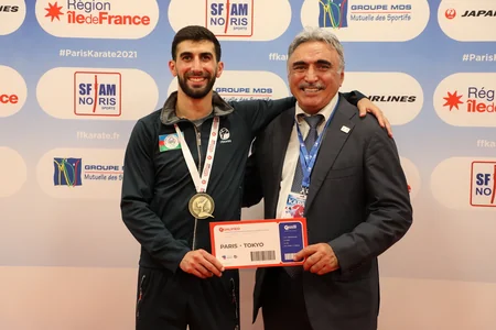 Daha bir karateçimiz olimpiadaya lisenziya qazandı