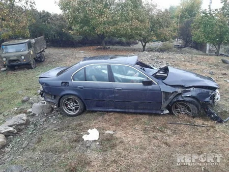 В Исмаиллы автомобиль упал в реку, водитель погиб - ФОТО - ВИДЕО