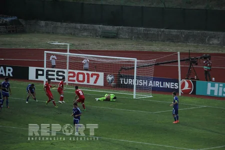 Futbol üzrə Azərbaycan millisi San-Marino yığması üzərində qələbə qazanıb - VİDEO