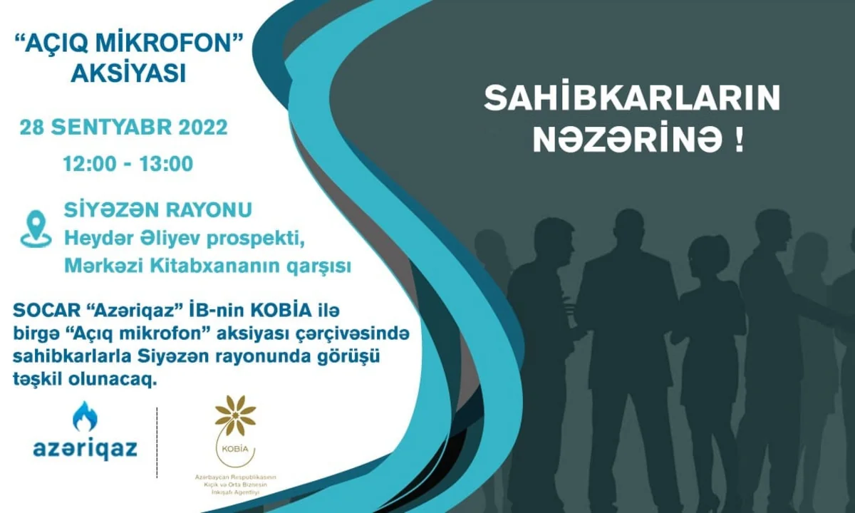 “Azəriqaz” rəsmiləri Siyəzəndə sahibkarlarla görüşəcək