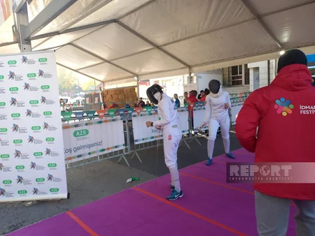 Şəkidəki ilk idman festivalından reportaj