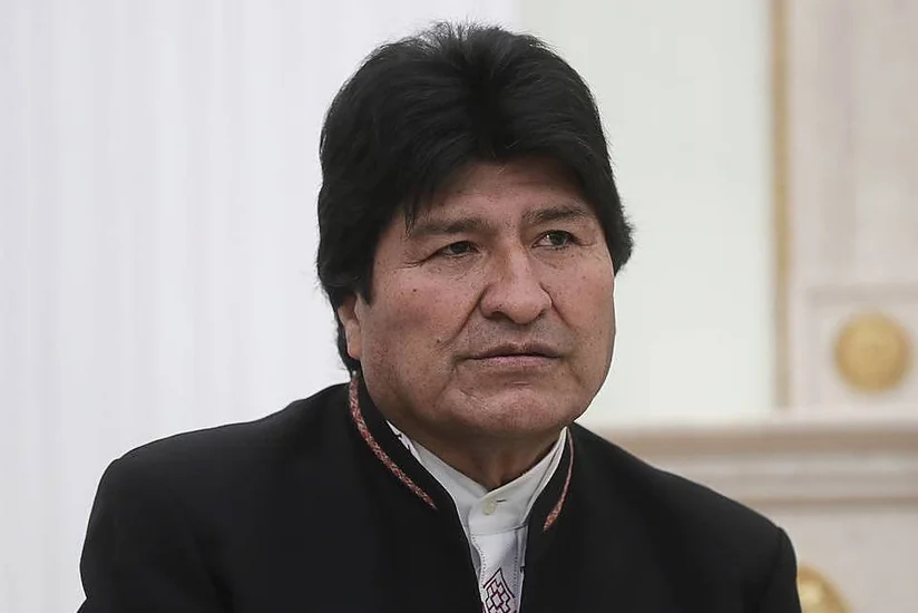 Boliviya prezidentinin helikopteri təcili eniş edib - VİDEO