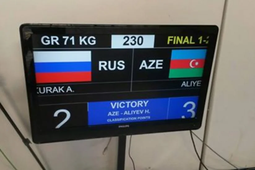 Азербайджанский борец завоевал золотую медаль на чемпионате мира среди военнослужащих