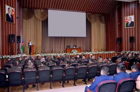 Müdafiə Nazirliyi 2019-cu tədris ilində fərqlənən hərbi qulluqçuları mükafatlandırıb - VİDEO