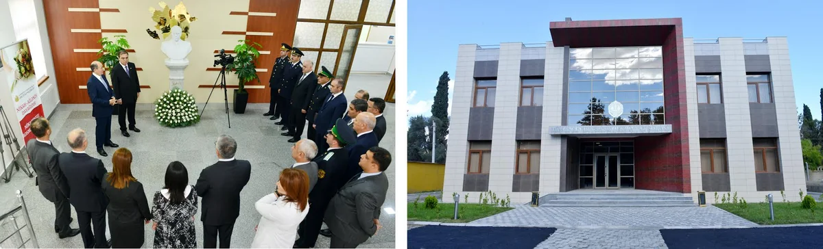 Mingəçevirdə Qeydiyyat şöbəsi üçün yeni inşa edilmiş bina istifadəyə verilib